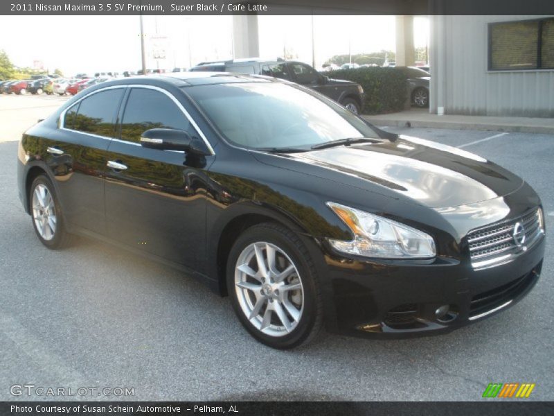Super Black / Cafe Latte 2011 Nissan Maxima 3.5 SV Premium
