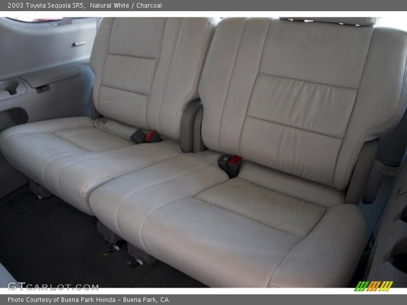 Natural White / Charcoal 2003 Toyota Sequoia SR5