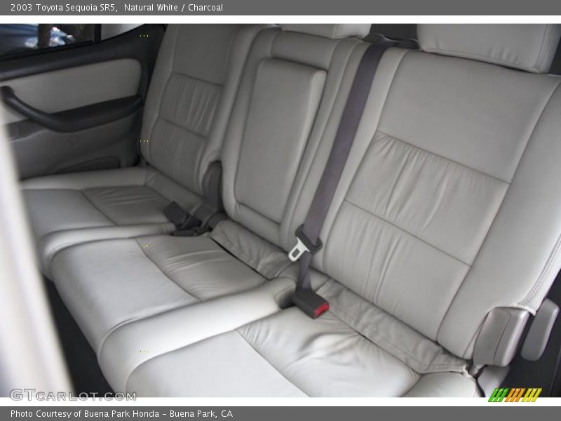 Natural White / Charcoal 2003 Toyota Sequoia SR5