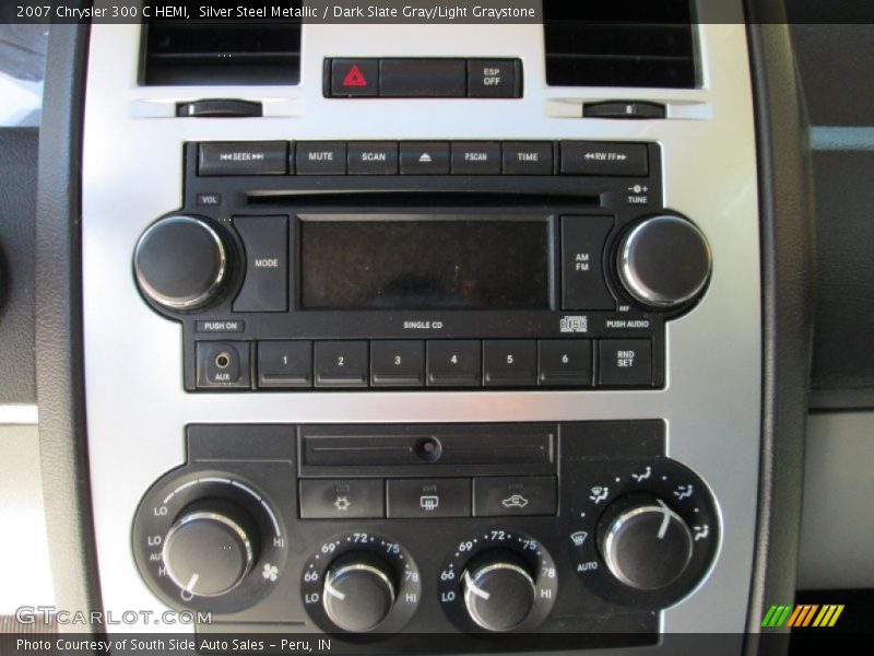 Silver Steel Metallic / Dark Slate Gray/Light Graystone 2007 Chrysler 300 C HEMI