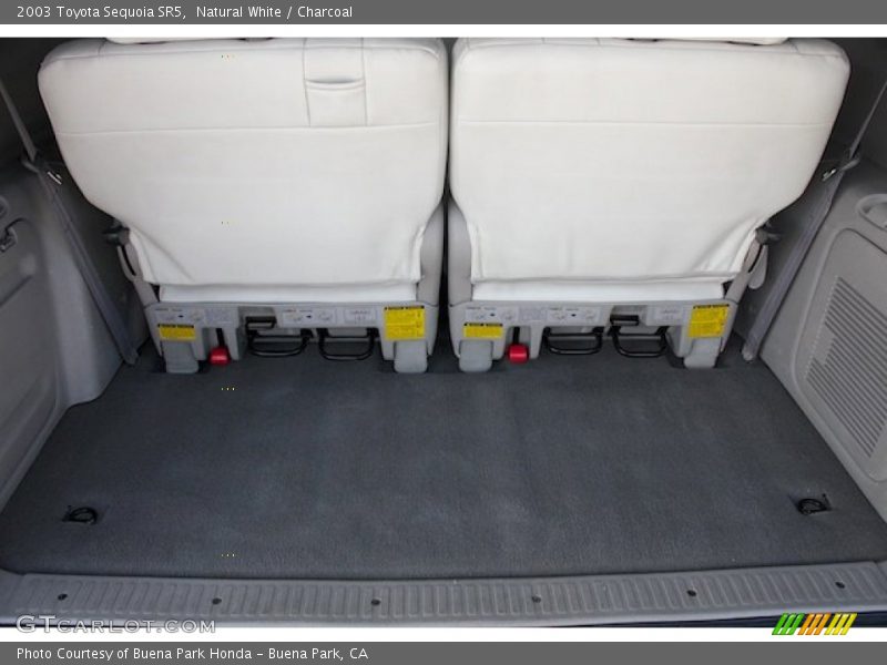 Natural White / Charcoal 2003 Toyota Sequoia SR5