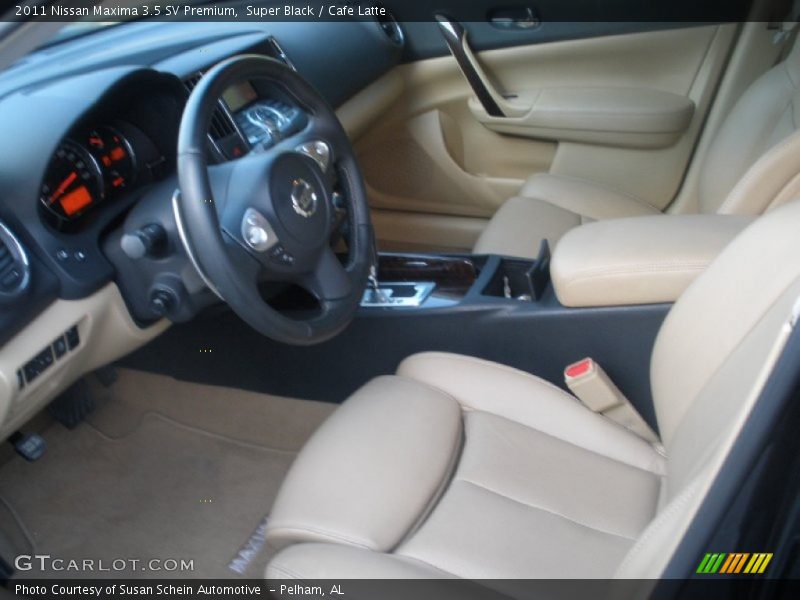 Super Black / Cafe Latte 2011 Nissan Maxima 3.5 SV Premium