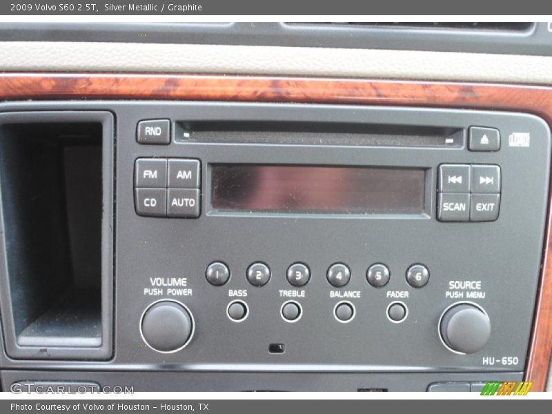 Silver Metallic / Graphite 2009 Volvo S60 2.5T
