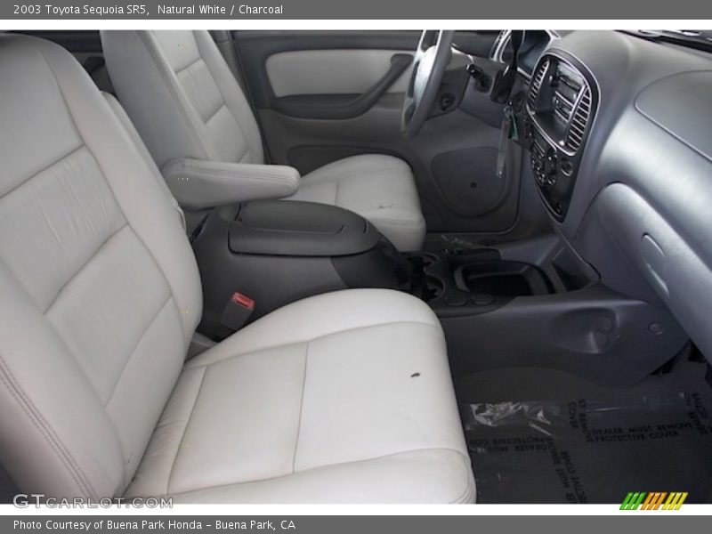 Natural White / Charcoal 2003 Toyota Sequoia SR5