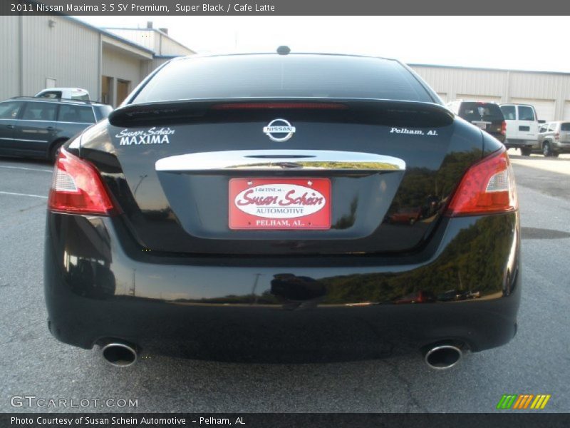 Super Black / Cafe Latte 2011 Nissan Maxima 3.5 SV Premium
