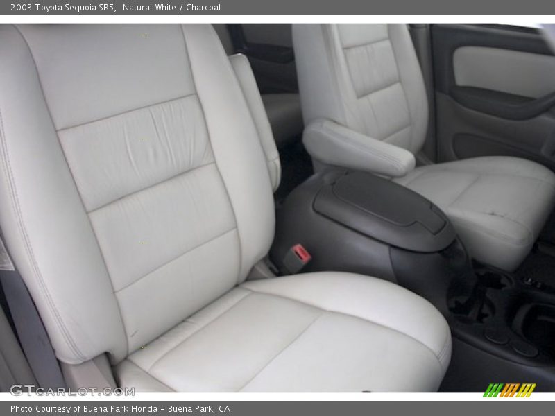 Natural White / Charcoal 2003 Toyota Sequoia SR5