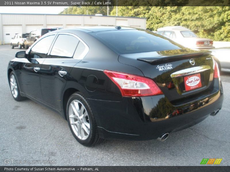Super Black / Cafe Latte 2011 Nissan Maxima 3.5 SV Premium