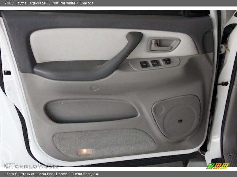 Natural White / Charcoal 2003 Toyota Sequoia SR5