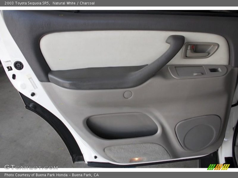 Natural White / Charcoal 2003 Toyota Sequoia SR5