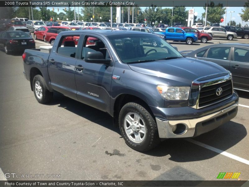 Slate Gray Metallic / Graphite Gray 2008 Toyota Tundra SR5 CrewMax