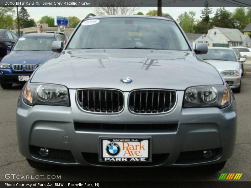 Silver Grey Metallic / Grey 2006 BMW X3 3.0i
