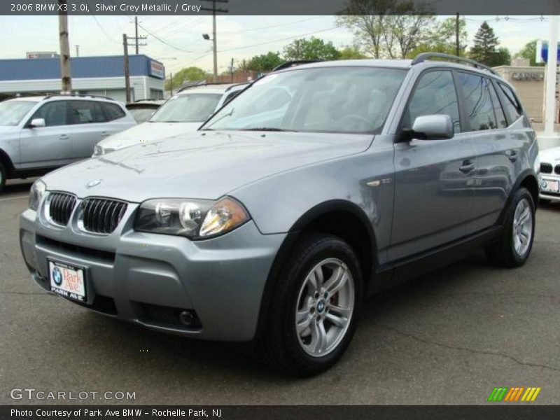 Silver Grey Metallic / Grey 2006 BMW X3 3.0i
