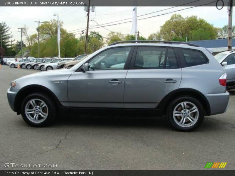 Silver Grey Metallic / Grey 2006 BMW X3 3.0i