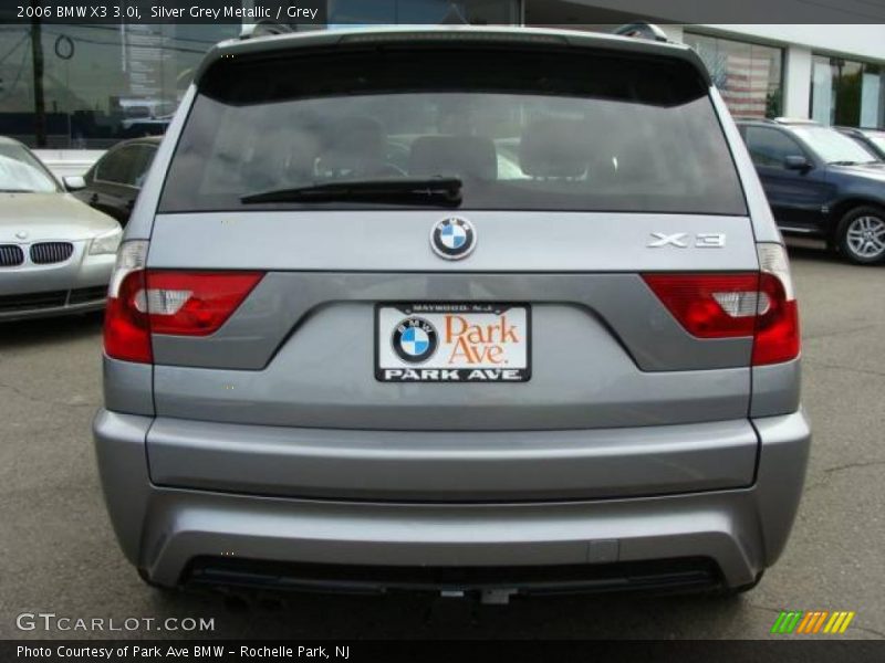 Silver Grey Metallic / Grey 2006 BMW X3 3.0i