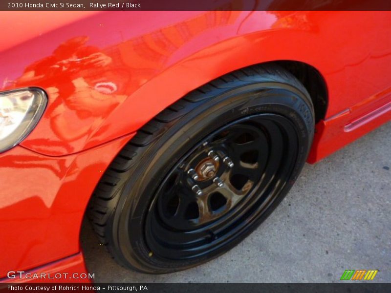 Rallye Red / Black 2010 Honda Civic Si Sedan
