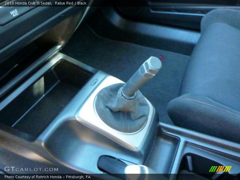 Rallye Red / Black 2010 Honda Civic Si Sedan