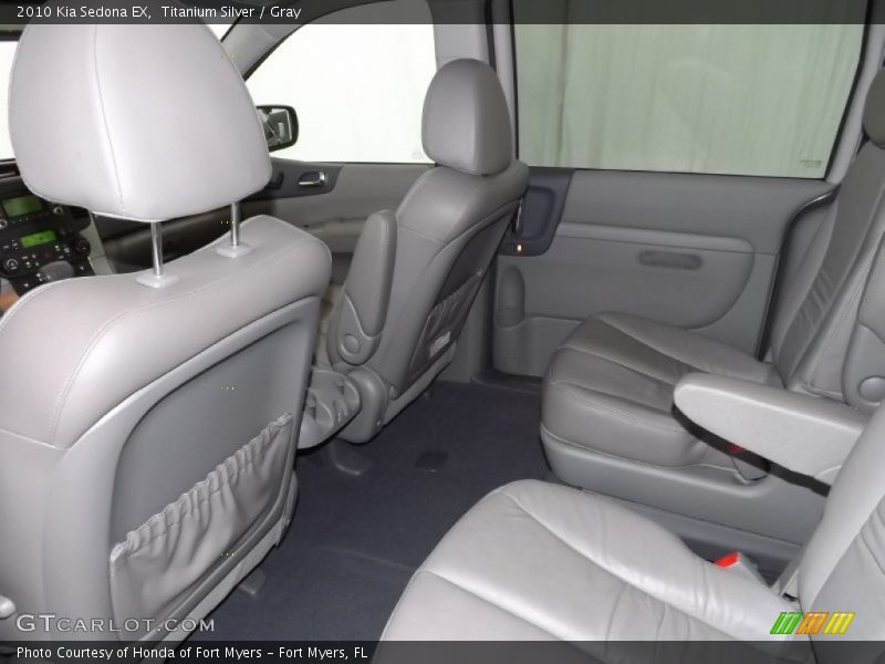 Rear Seat of 2010 Sedona EX