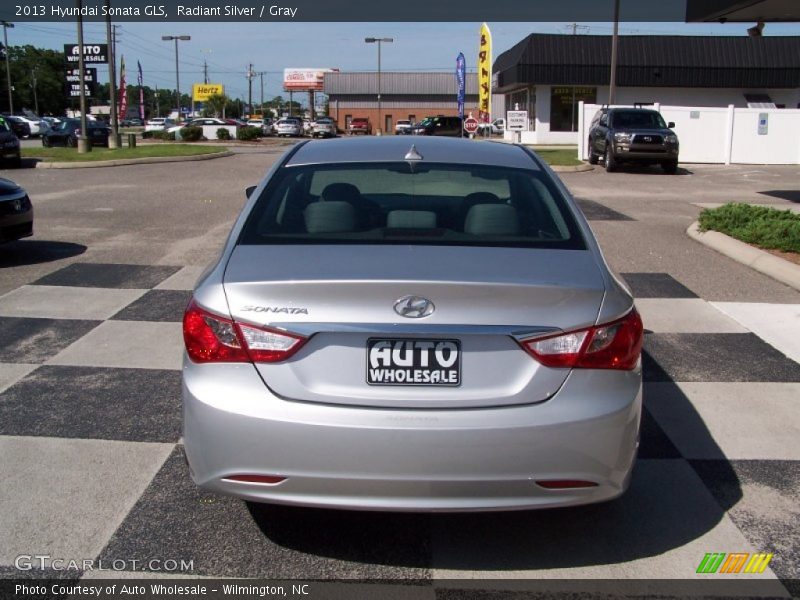 Radiant Silver / Gray 2013 Hyundai Sonata GLS