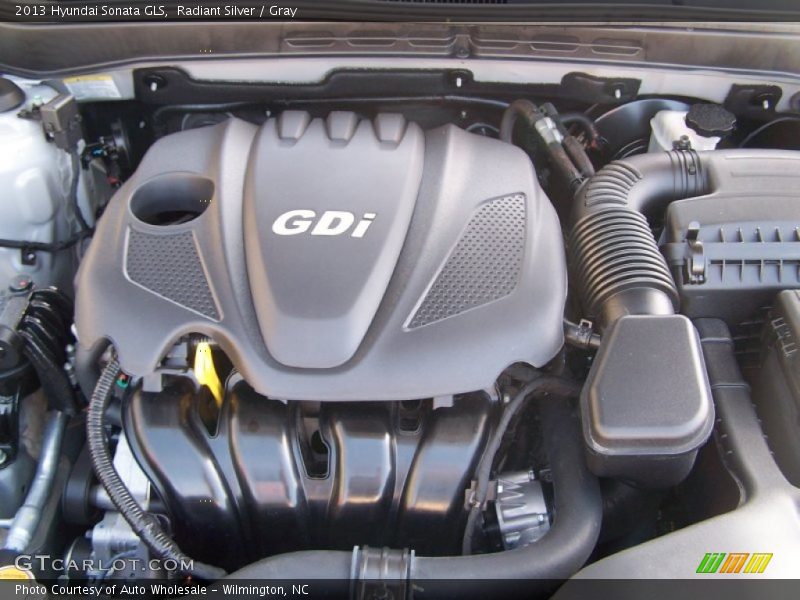 Radiant Silver / Gray 2013 Hyundai Sonata GLS