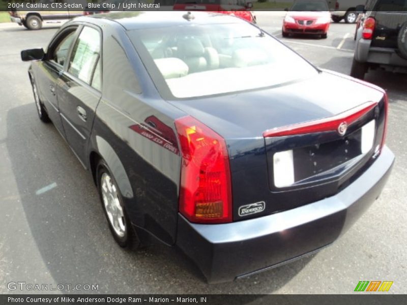 Blue Chip / Light Neutral 2004 Cadillac CTS Sedan
