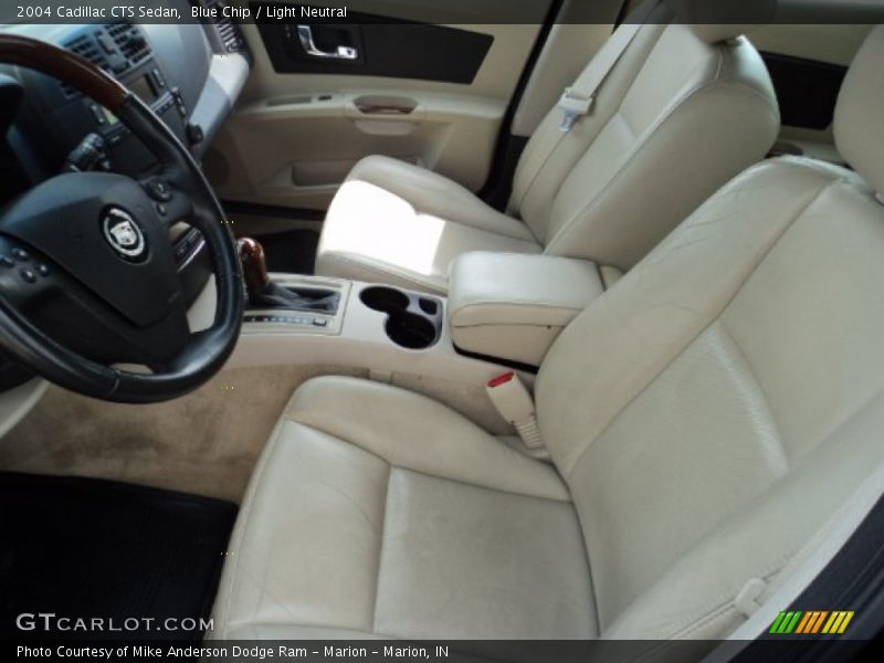 Blue Chip / Light Neutral 2004 Cadillac CTS Sedan