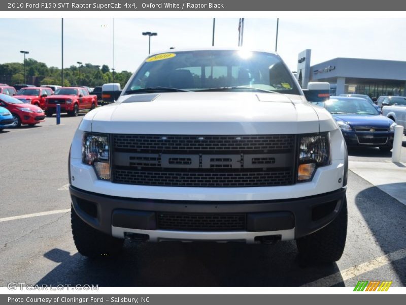 Oxford White / Raptor Black 2010 Ford F150 SVT Raptor SuperCab 4x4