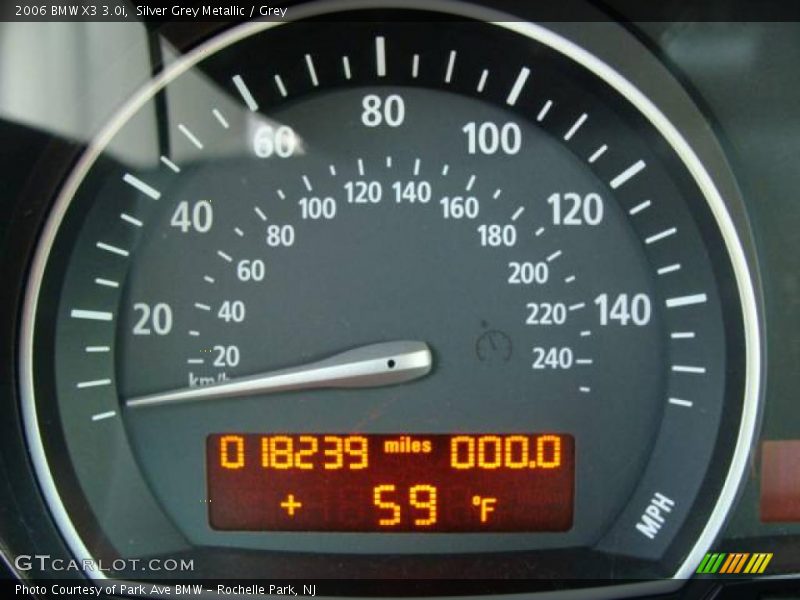 Silver Grey Metallic / Grey 2006 BMW X3 3.0i