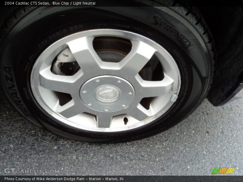 Blue Chip / Light Neutral 2004 Cadillac CTS Sedan