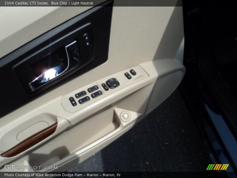 Blue Chip / Light Neutral 2004 Cadillac CTS Sedan