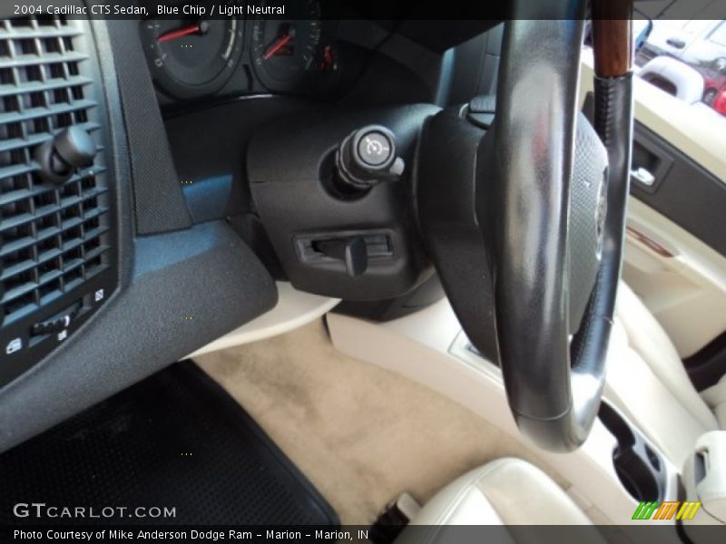 Blue Chip / Light Neutral 2004 Cadillac CTS Sedan