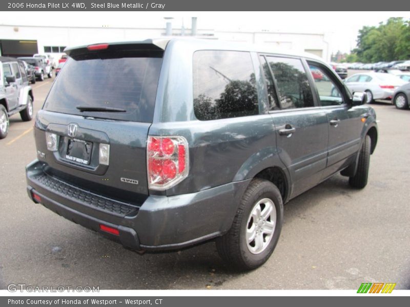 Steel Blue Metallic / Gray 2006 Honda Pilot LX 4WD