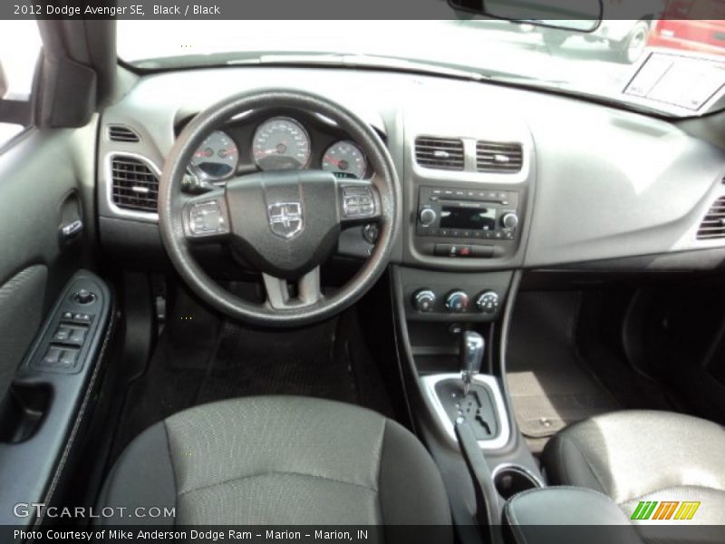 Black / Black 2012 Dodge Avenger SE