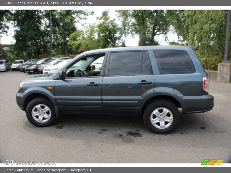 Steel Blue Metallic / Gray 2006 Honda Pilot LX 4WD
