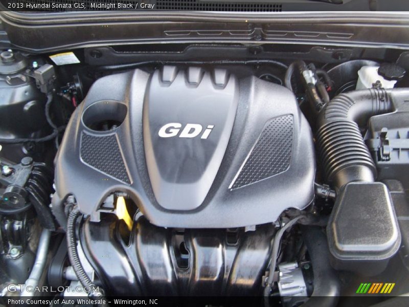 Midnight Black / Gray 2013 Hyundai Sonata GLS