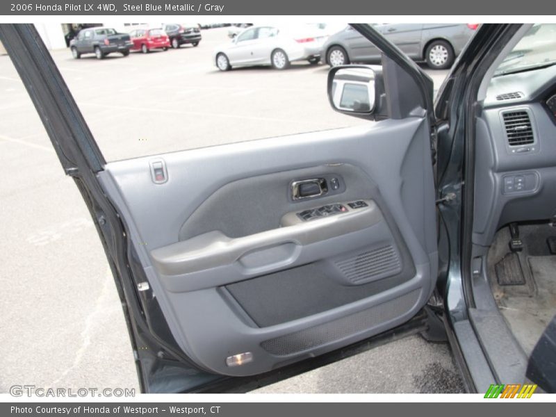Steel Blue Metallic / Gray 2006 Honda Pilot LX 4WD