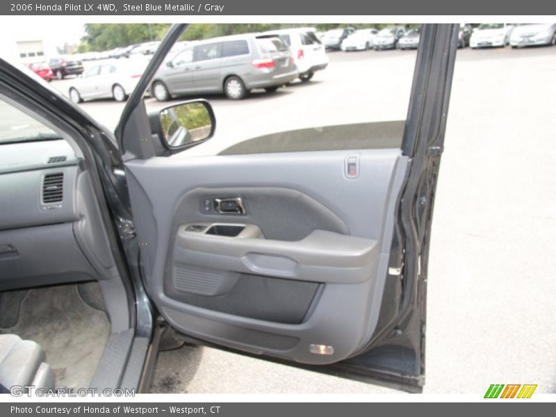 Steel Blue Metallic / Gray 2006 Honda Pilot LX 4WD