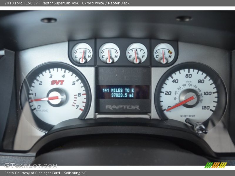 Oxford White / Raptor Black 2010 Ford F150 SVT Raptor SuperCab 4x4
