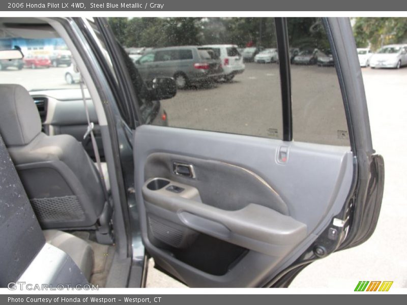 Steel Blue Metallic / Gray 2006 Honda Pilot LX 4WD