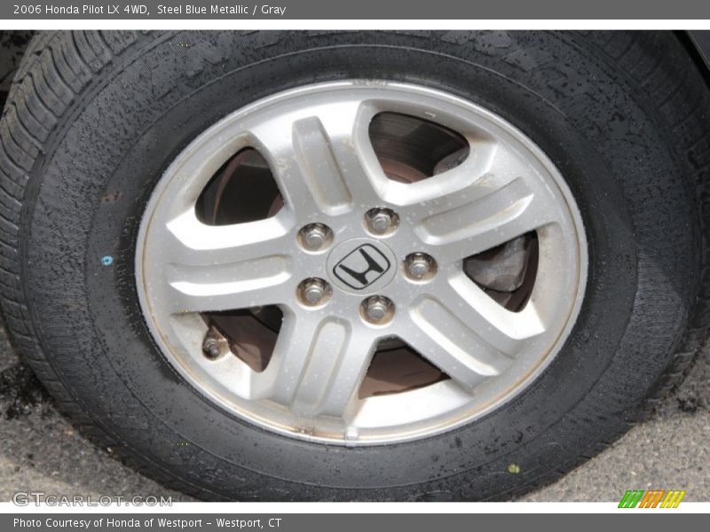 Steel Blue Metallic / Gray 2006 Honda Pilot LX 4WD