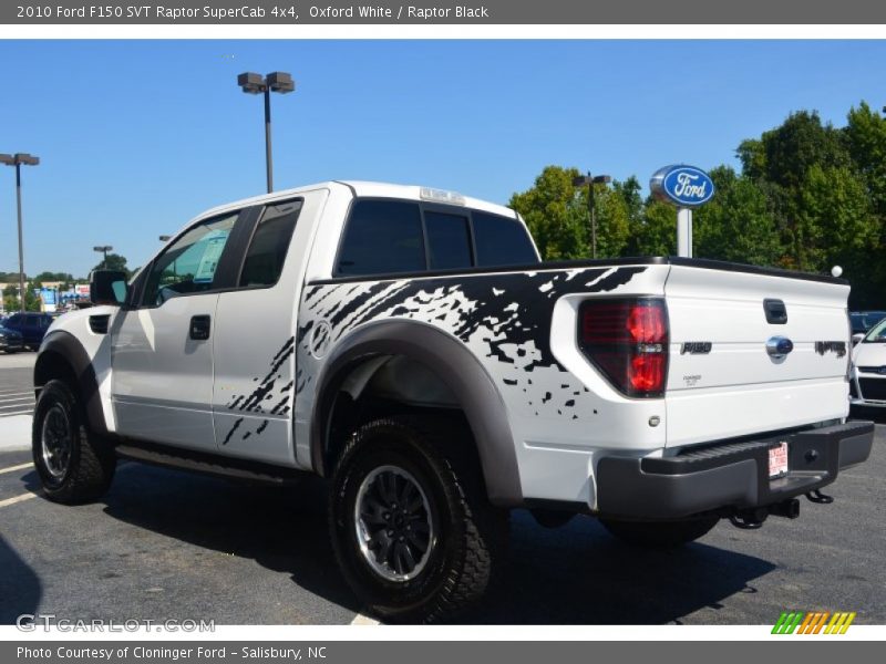 Oxford White / Raptor Black 2010 Ford F150 SVT Raptor SuperCab 4x4