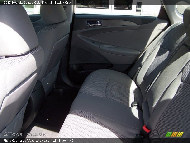 Midnight Black / Gray 2013 Hyundai Sonata GLS