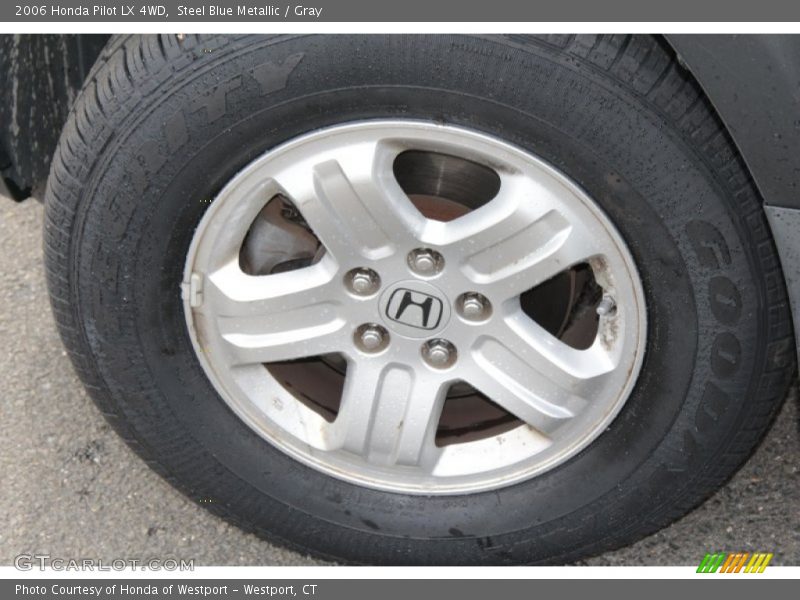Steel Blue Metallic / Gray 2006 Honda Pilot LX 4WD