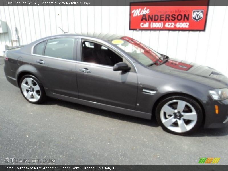 Magnetic Gray Metallic / Onyx 2009 Pontiac G8 GT