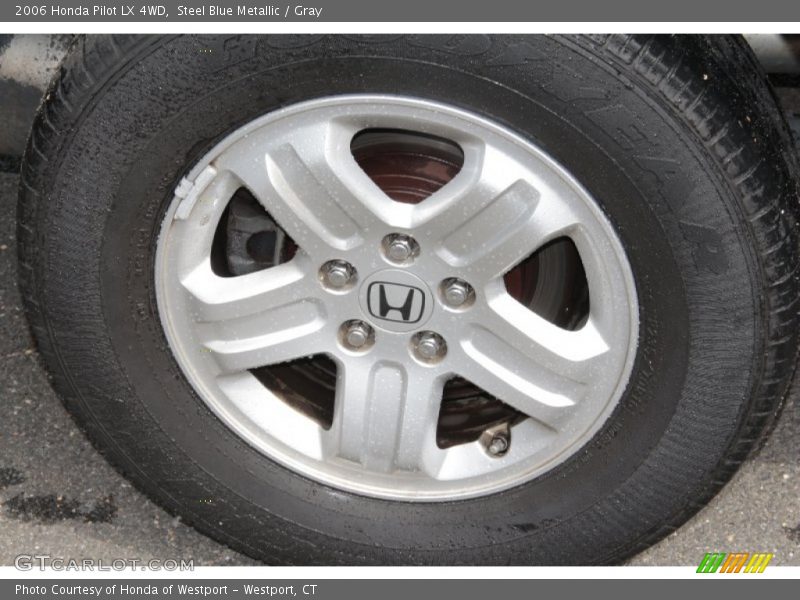 Steel Blue Metallic / Gray 2006 Honda Pilot LX 4WD