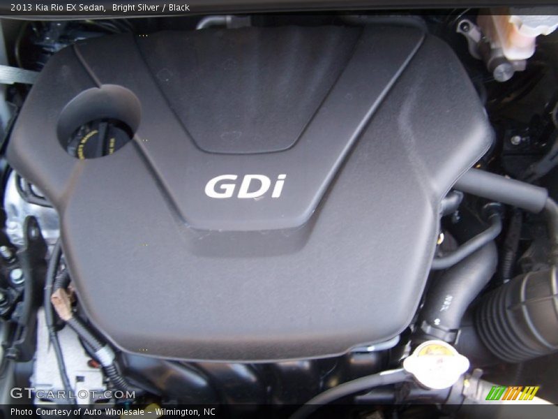 Bright Silver / Black 2013 Kia Rio EX Sedan