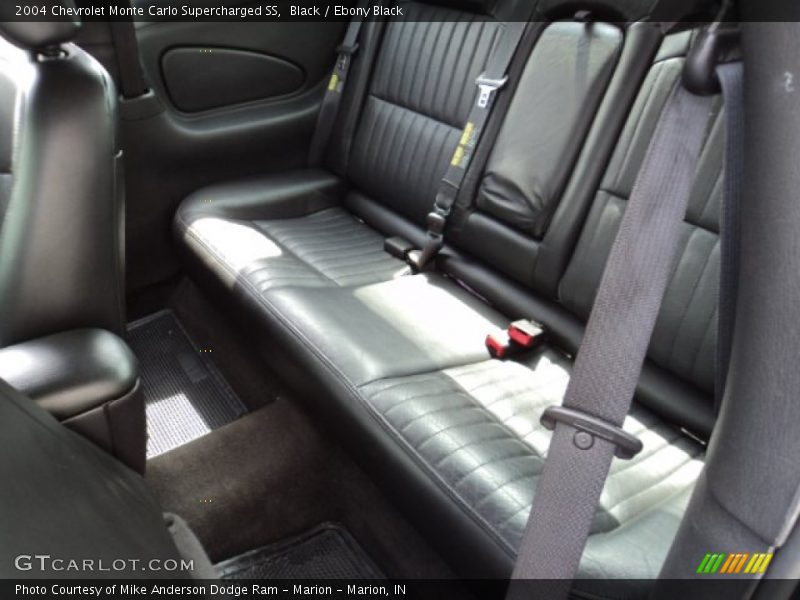 Black / Ebony Black 2004 Chevrolet Monte Carlo Supercharged SS