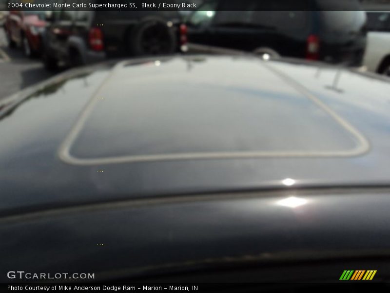 Black / Ebony Black 2004 Chevrolet Monte Carlo Supercharged SS