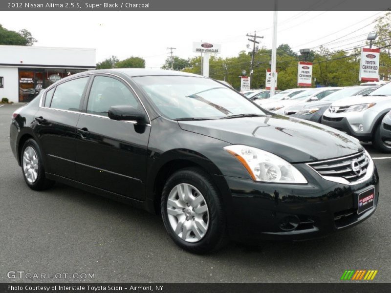 Super Black / Charcoal 2012 Nissan Altima 2.5 S