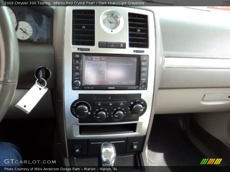 Inferno Red Crystal Pearl / Dark Khaki/Light Graystone 2009 Chrysler 300 Touring
