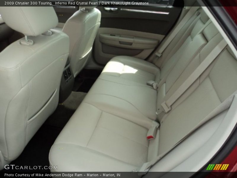 Inferno Red Crystal Pearl / Dark Khaki/Light Graystone 2009 Chrysler 300 Touring